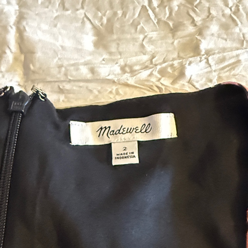 Madewell Black Floral Dress - Picture 3 of 4